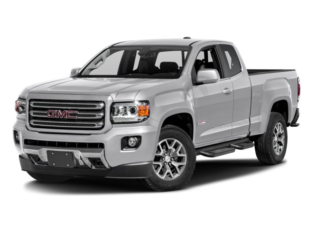 Dark Slate Metallic 2017 GMC Canyon SLE Ext. Cab LB 4WD Pickup Truck Four-Wheel Drive Automatic