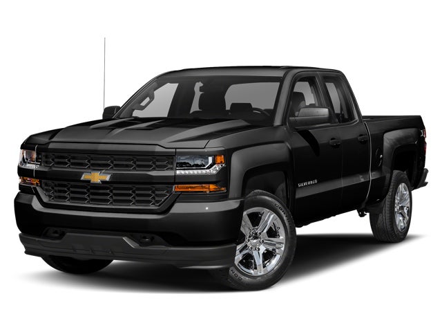 Black 2018 Chevrolet Silverado 1500 Pickup Truck Four-Wheel Drive Automatic