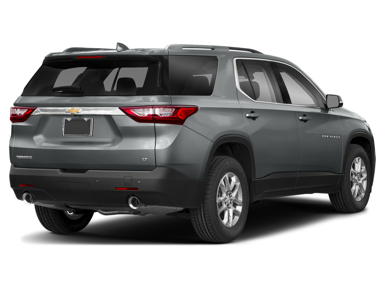 Gray (Satin Steel Metallic) 2018 Chevrolet Traverse LT Cloth AWD SUV / Crossover Four-Wheel Drive 9-Speed Automatic