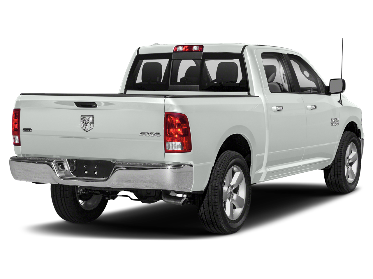 Used 2018 Bright White Clearcoat RAM SLT image 2
