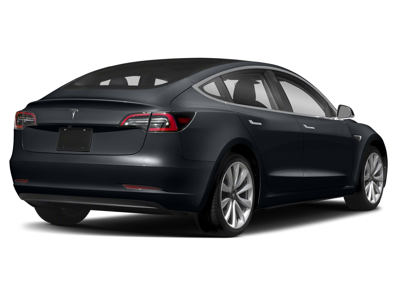 Deep Blue Metallic 2018 Tesla Model 3 Sedan Rear-Wheel Drive 1-Speed Automatic