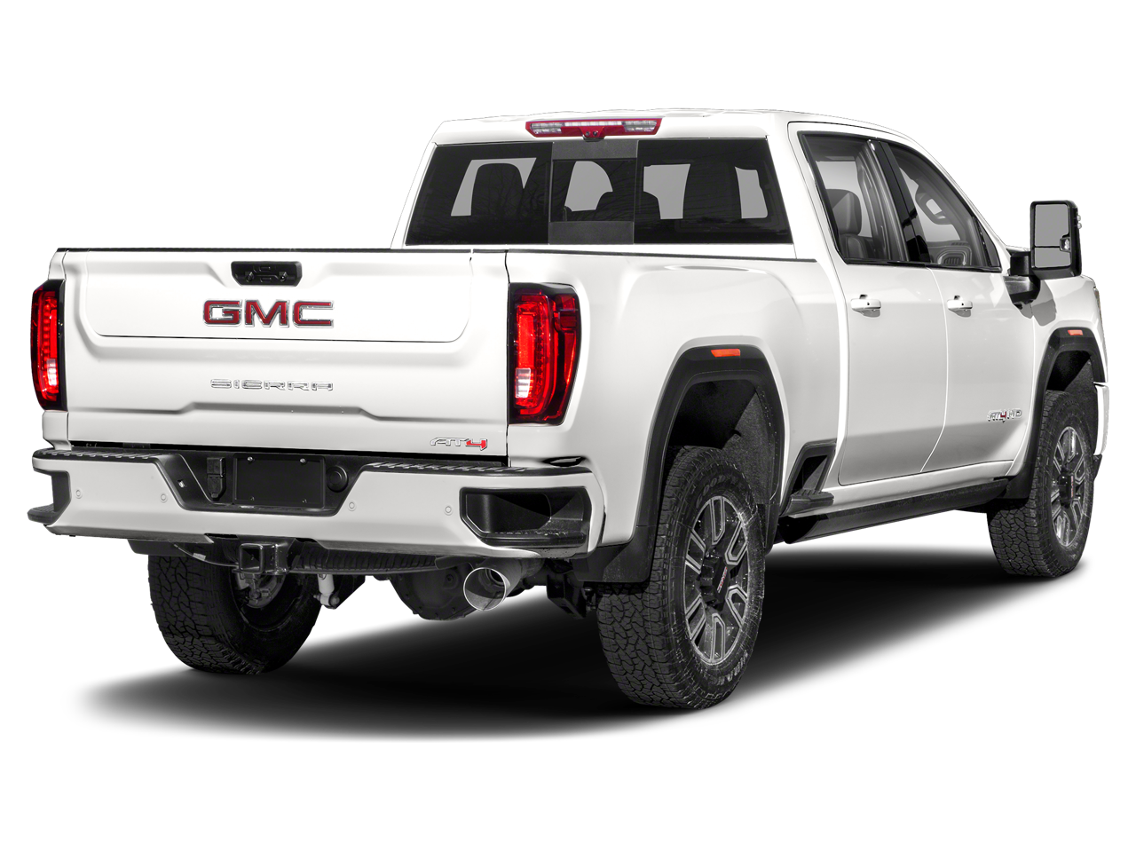 Used 2020 Summit White GMC 4WD Crew Cab Standard Bed AT4 image 25