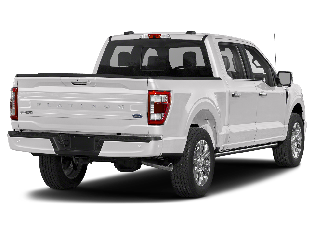 Used 2021 Star White Metallic Tri-Coat Ford Platinum image 26