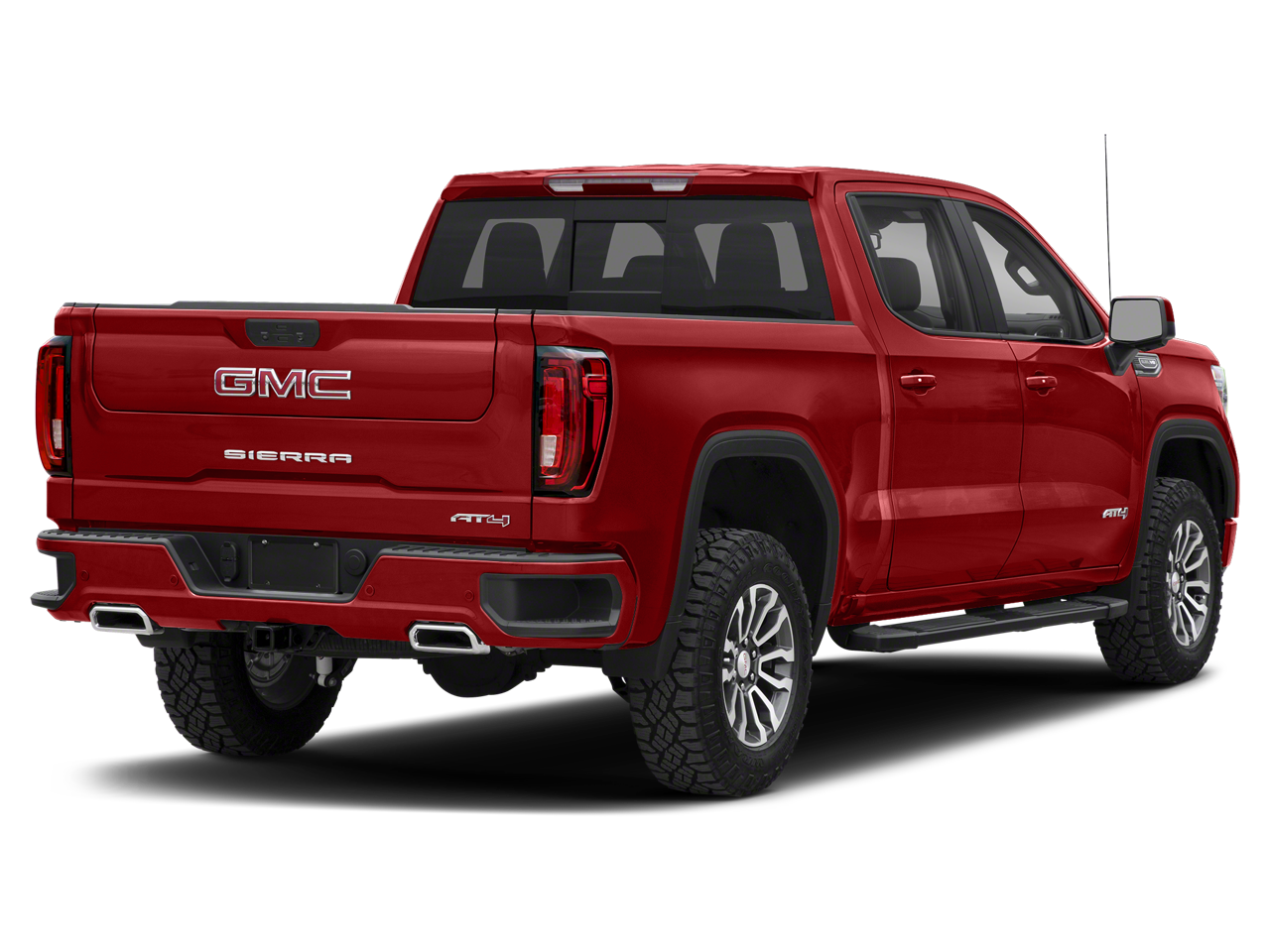 Used 2022 Cayenne Red Tintcoat GMC 4WD Crew Cab Short Box AT4 image 26