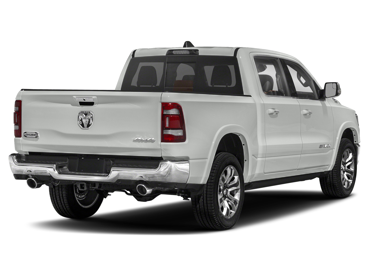 Used 2022 Ivory White Tri-Coat Pearlcoat RAM Limited Longhorn Crew Cab 4x4 5
