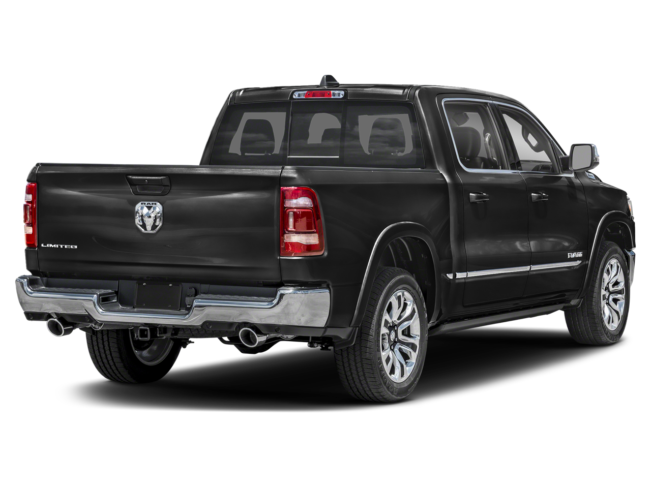 Diamond Black Crystal Pearlcoat 2023 RAM 1500 Pickup Truck Four-Wheel Drive 8-Speed Automatic