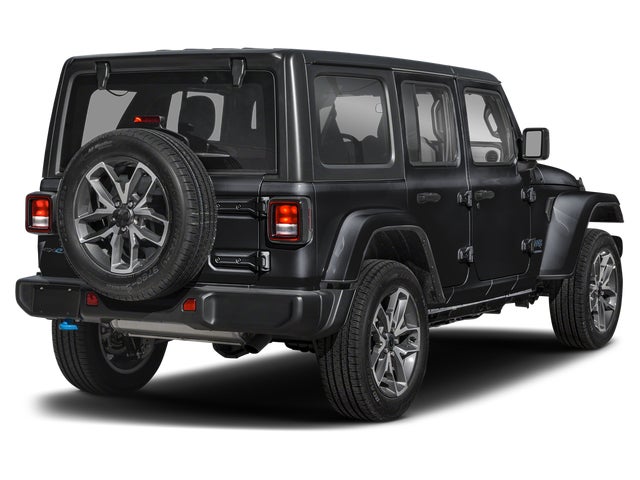 Black Clearcoat 2024 Jeep Wrangler 4xe SUV / Crossover Four-Wheel Drive 8-Speed Automatic