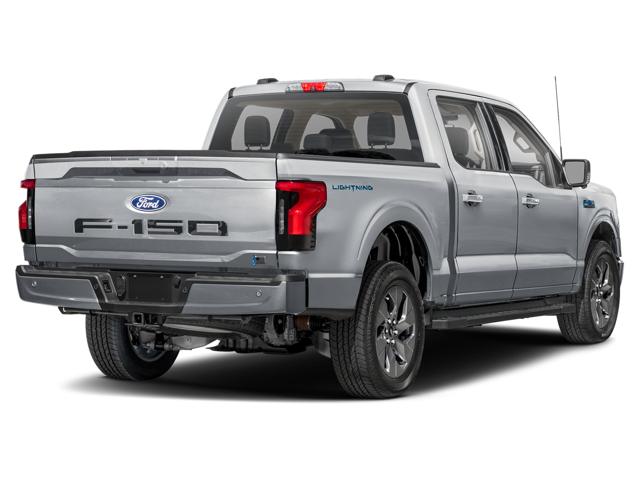 Antimatter Blue Metallic 2025 Ford F-150 Lightning Flash SuperCrew AWD Pickup Truck All-Wheel Drive Automatic