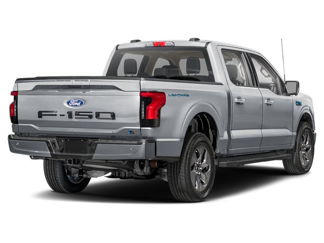 Antimatter Blue Metallic 2025 Ford F-150 Lightning Flash SuperCrew AWD Pickup Truck All-Wheel Drive Automatic