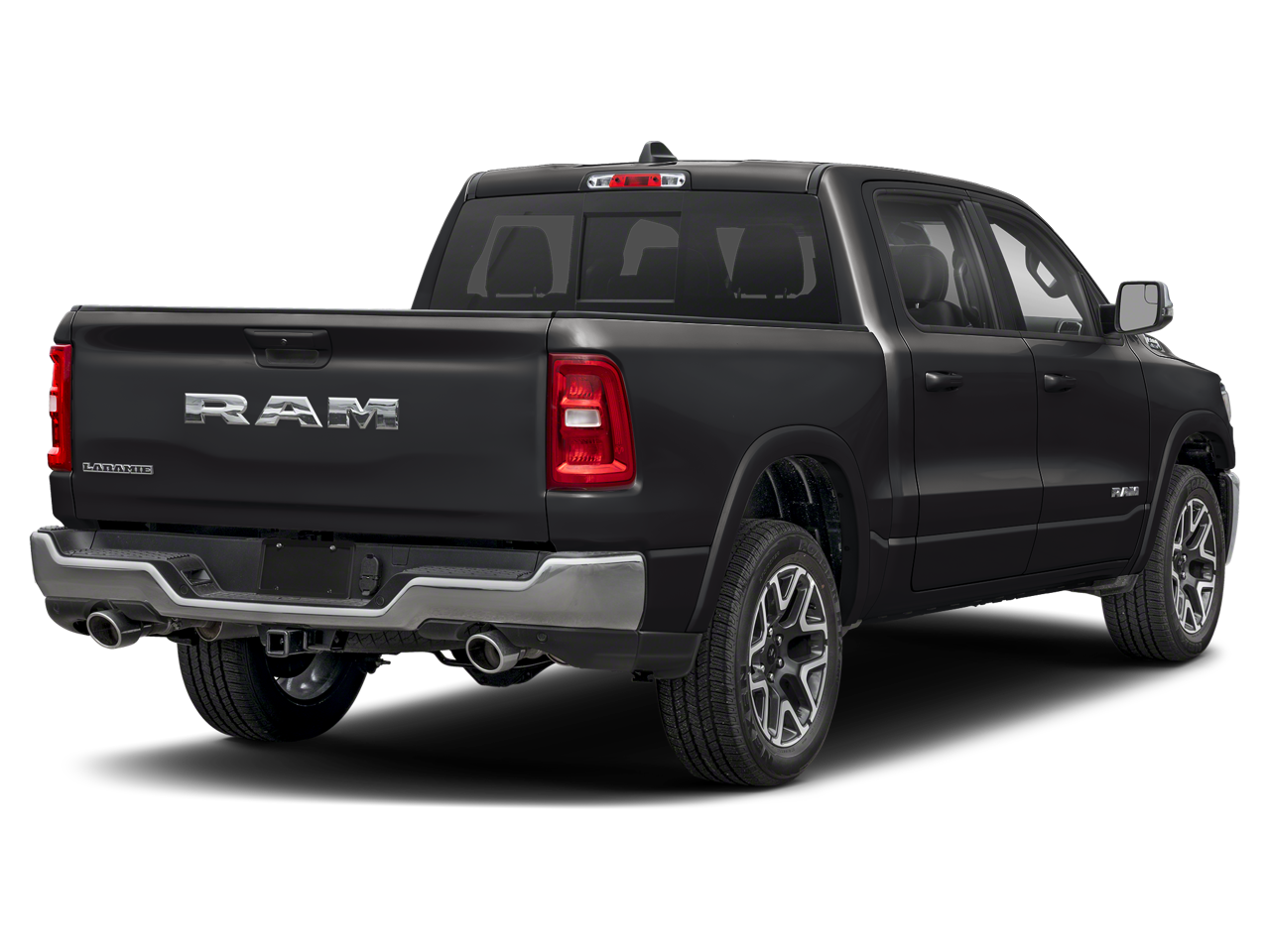 New 2026 Diamond Black Crystal Pearl-Coat Exterior Paint RAM RAM 1500 LARAMIE CREW CAB 4X4 5