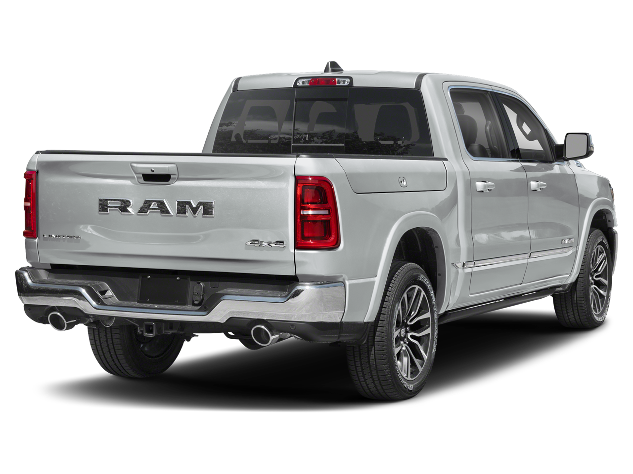 New 2026 Billet Silver Metallic Clear-Coat Exterior Paint RAM RAM 1500 LIMITED CREW CAB 4X4 5