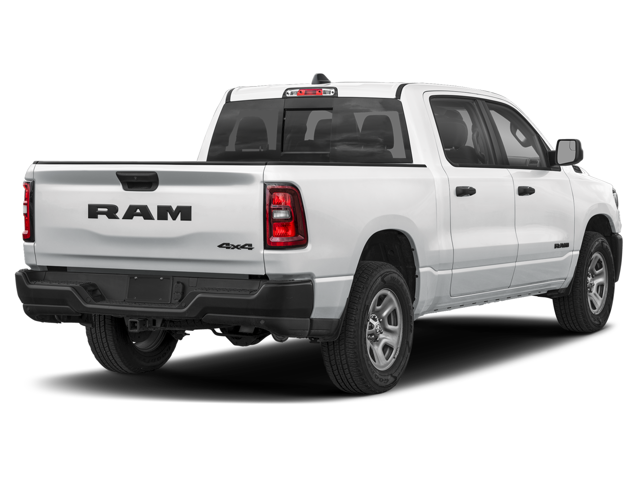 New 2026 Bright White Clear-Coat Exterior Paint RAM RAM 1500 TRADESMAN CREW CAB 4X4 6