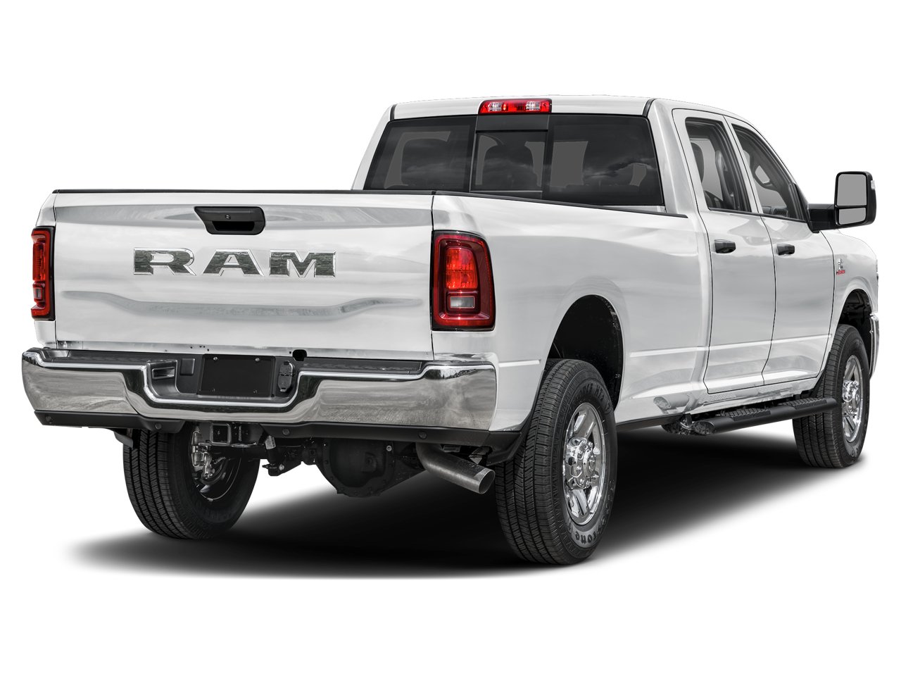 New 2026 Bright White Clear-Coat Exterior Paint RAM RAM 3500 LARAMIE CREW CAB 4X4 8