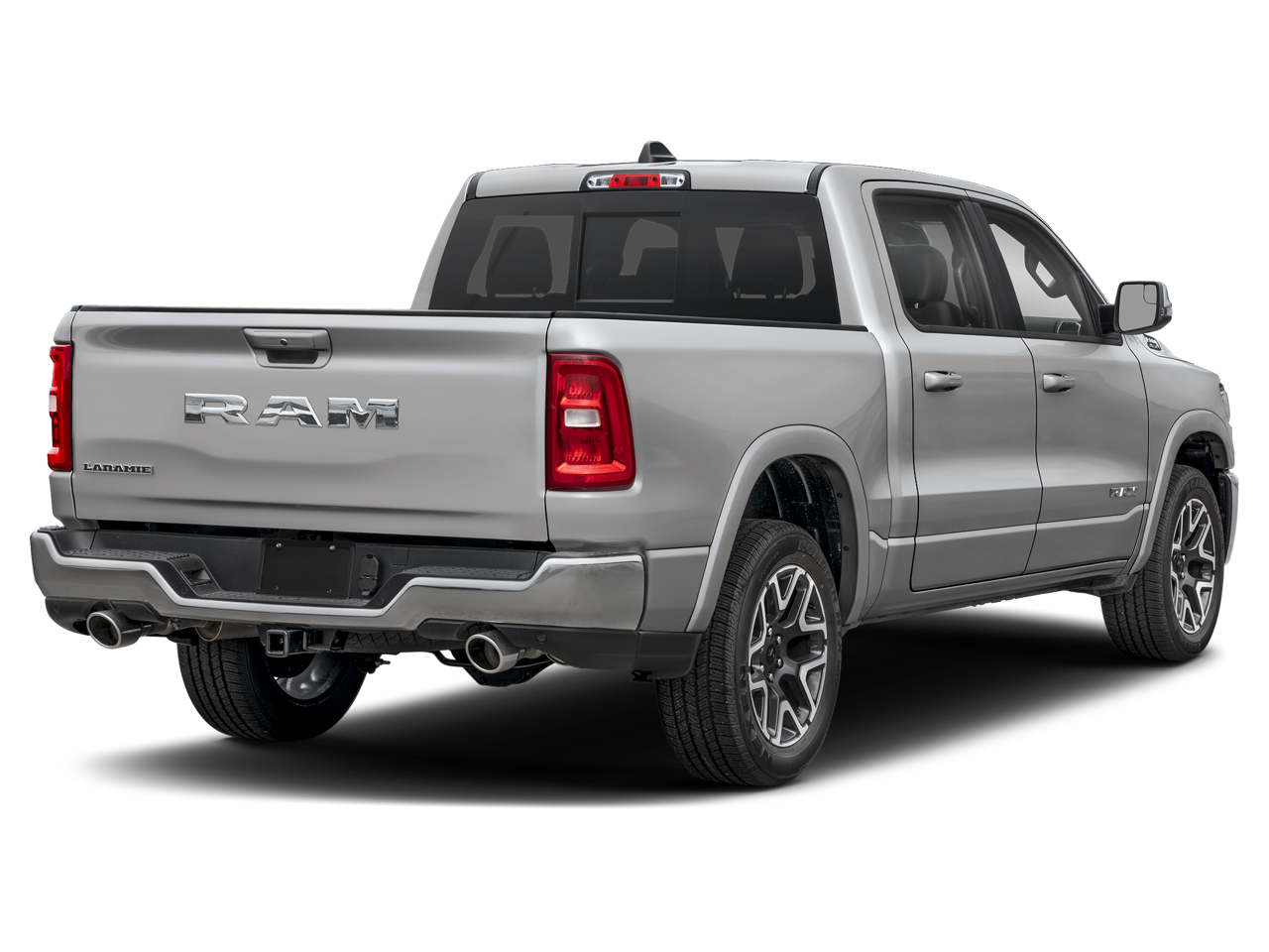 New 2027 Silver Zynith Exterior Paint RAM RAM 1500 LARAMIE CREW CAB 4X4 5