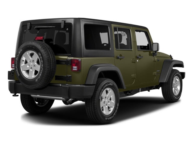 Sarge Green 2016 Jeep Wrangler Unlimited Sahara 75th Anniversary 4WD SUV / Crossover Four-Wheel Drive Manual