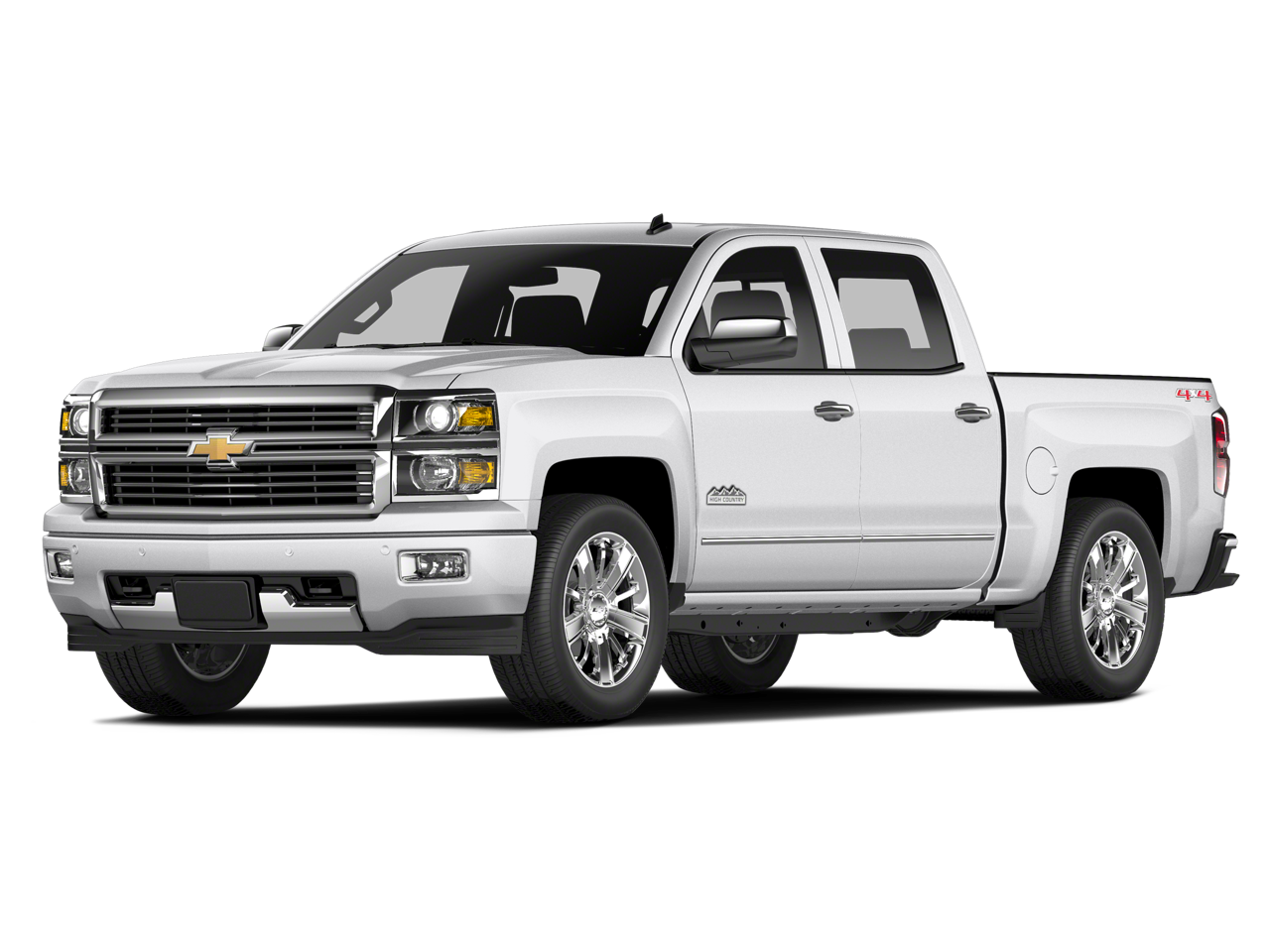 Red (Deep Ruby Metallic) 2015 Chevrolet Silverado 3500HD High Country Crew Cab 4WD Pickup Truck Four-Wheel Drive Automatic