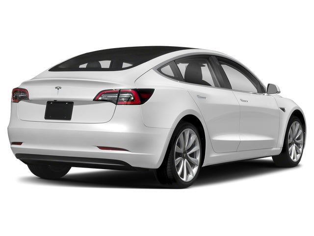 Deep Blue Metallic 2018 Tesla Model 3 Long Range RWD Sedan Rear-Wheel Drive 1-Speed Automatic