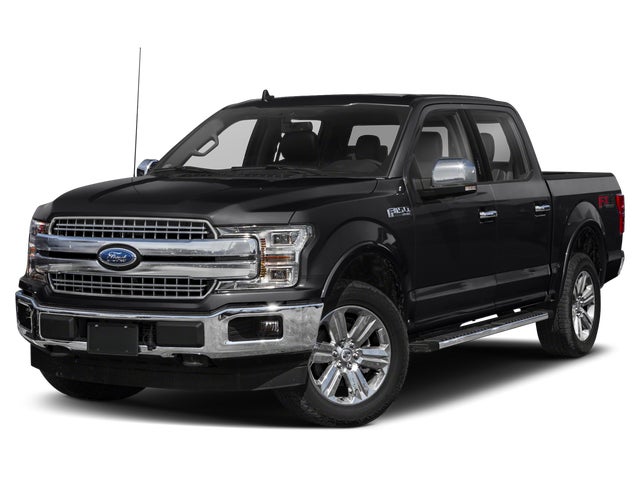 Black 2019 Ford F-150 Lariat SuperCrew LB 4WD Pickup Truck Four-Wheel Drive Automatic