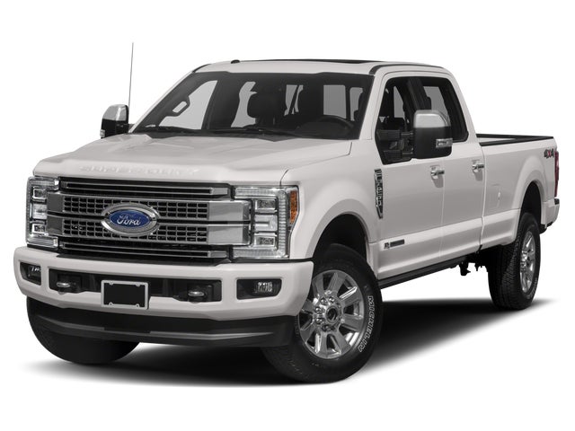 White Platinum 2019 Ford F-250 Super Duty Limited Crew Cab 4WD Pickup Truck Four-Wheel Drive 6-Speed Automatic