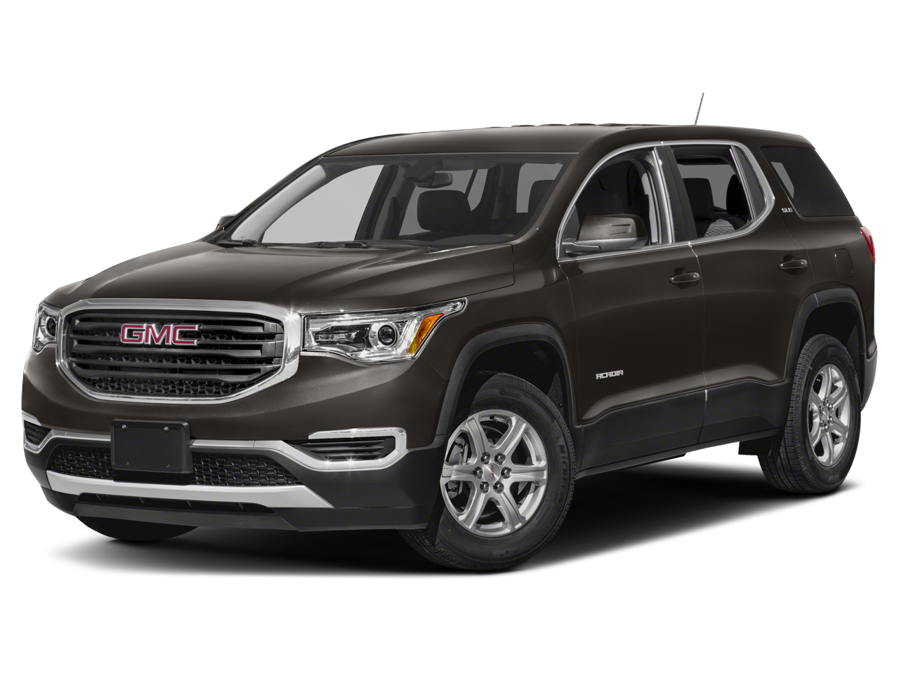 Summit White 2019 GMC Acadia SLE-1 FWD SUV / Crossover Front-Wheel Drive Automatic