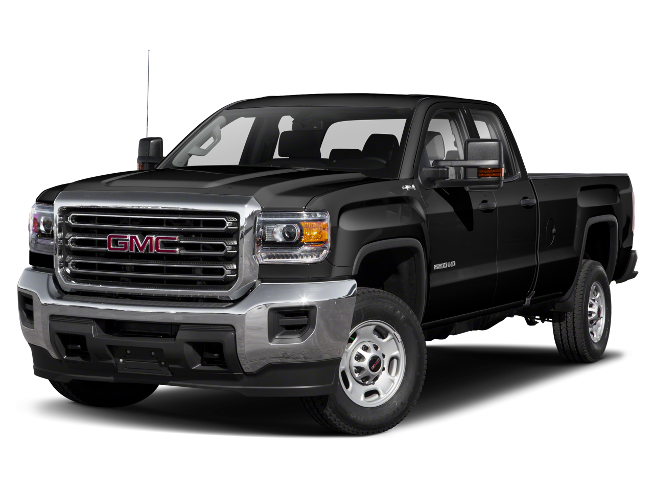 Summit White 2019 GMC Sierra 2500HD Pickup Truck Four-Wheel Drive Automatic
