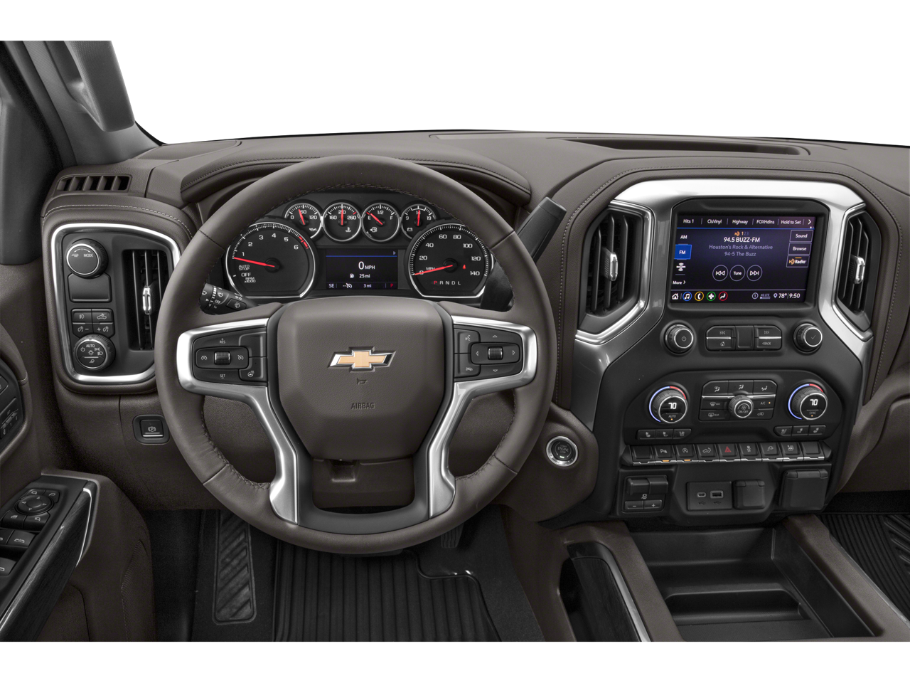 Used 2020 Iridescent Pearl Tricoat Chevrolet 4WD Crew Cab Short Bed LTZ image 29