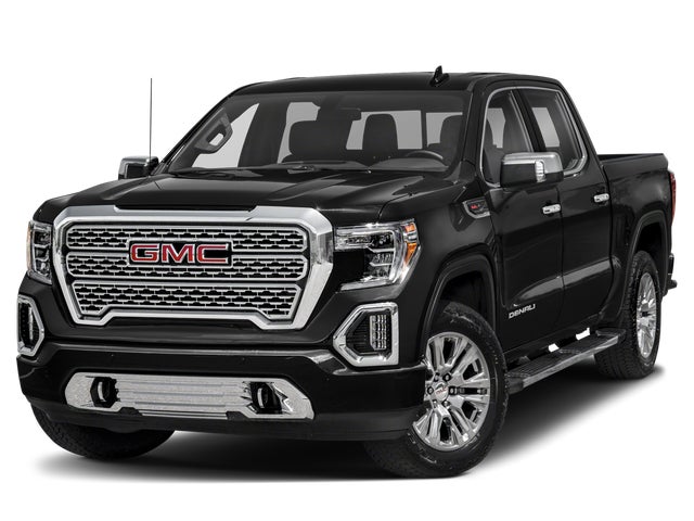 Gray (Satin Steel Metallic) 2020 GMC Sierra 1500 Denali Crew Cab 4WD Pickup Truck Four-Wheel Drive Automatic