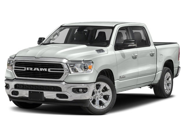 Gray 2020 RAM 1500 Big Horn Crew Cab 4WD Pickup Truck Four-Wheel Drive 8-Speed Automatic