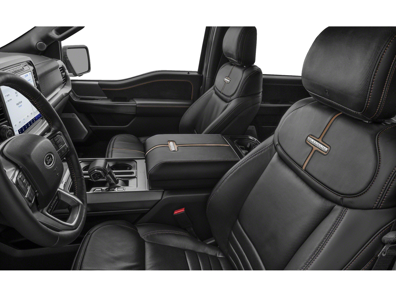 Used 2021 Star White Metallic Tri-Coat Ford Platinum image 30