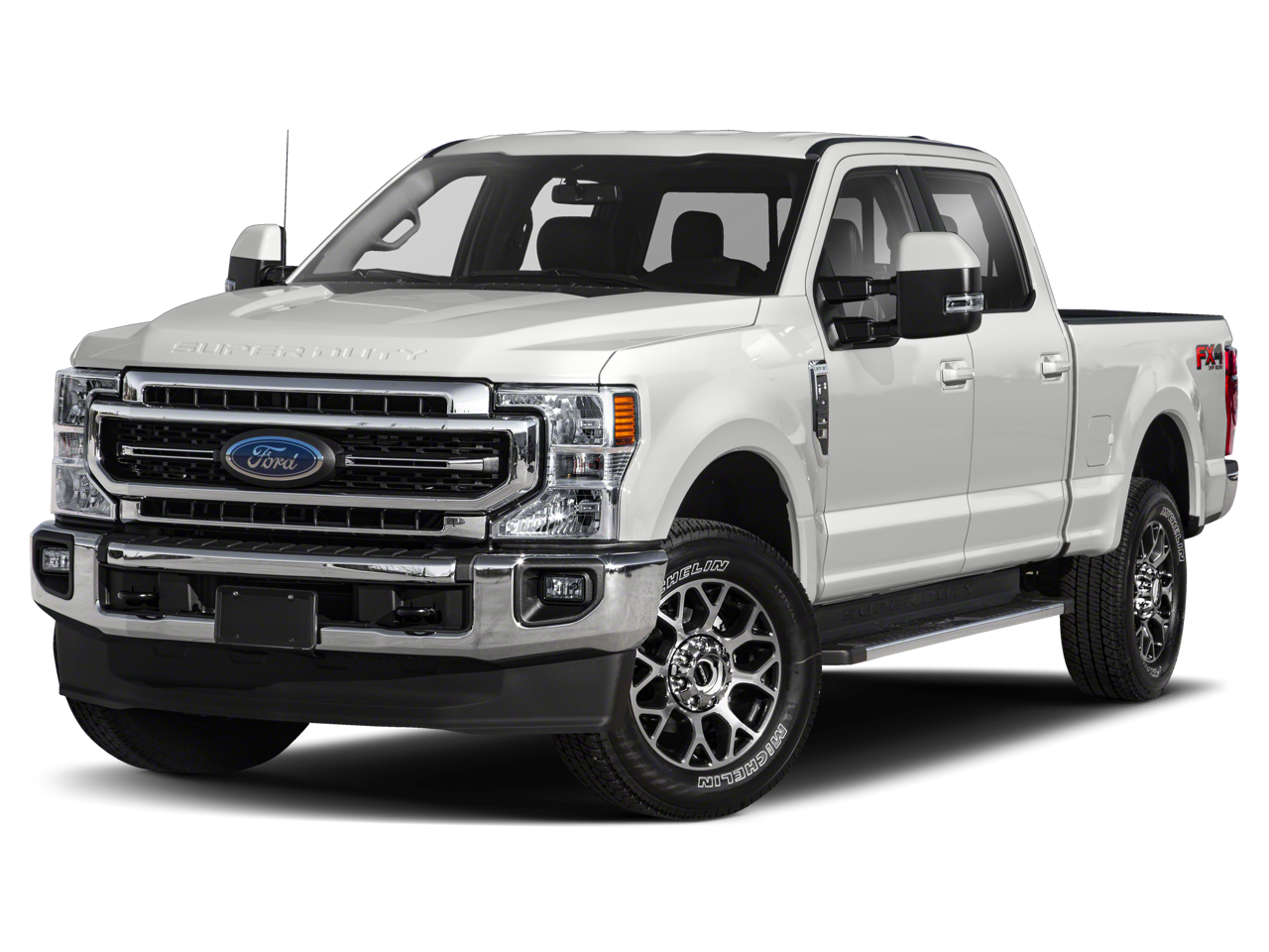 Gray Metallic 2021 Ford F-250 Super Duty Pickup Truck Four-Wheel Drive Automatic