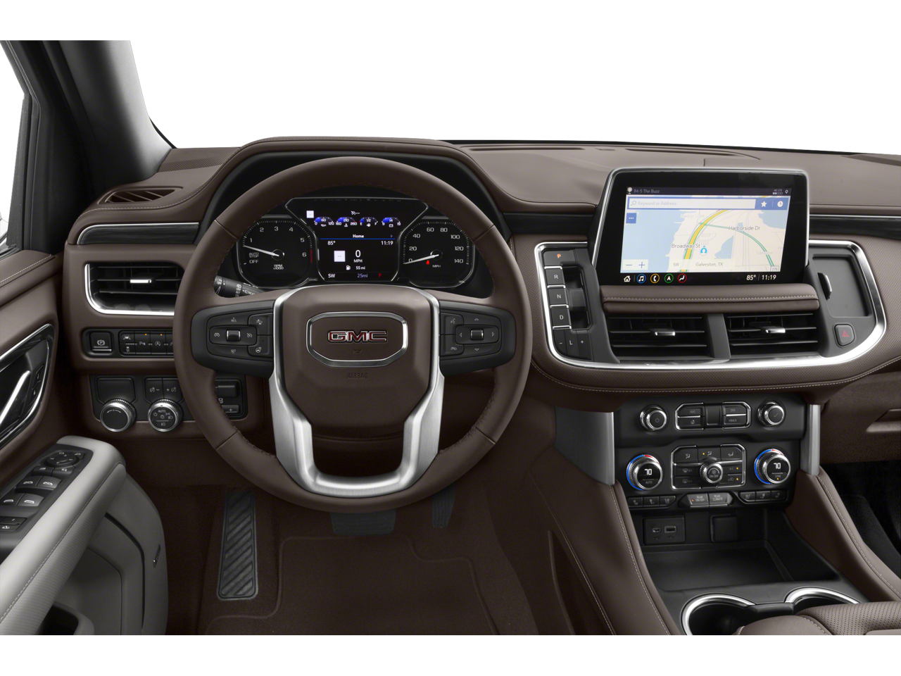 Used 2021 Dark Sky Metallic GMC 4WD SLT image 26