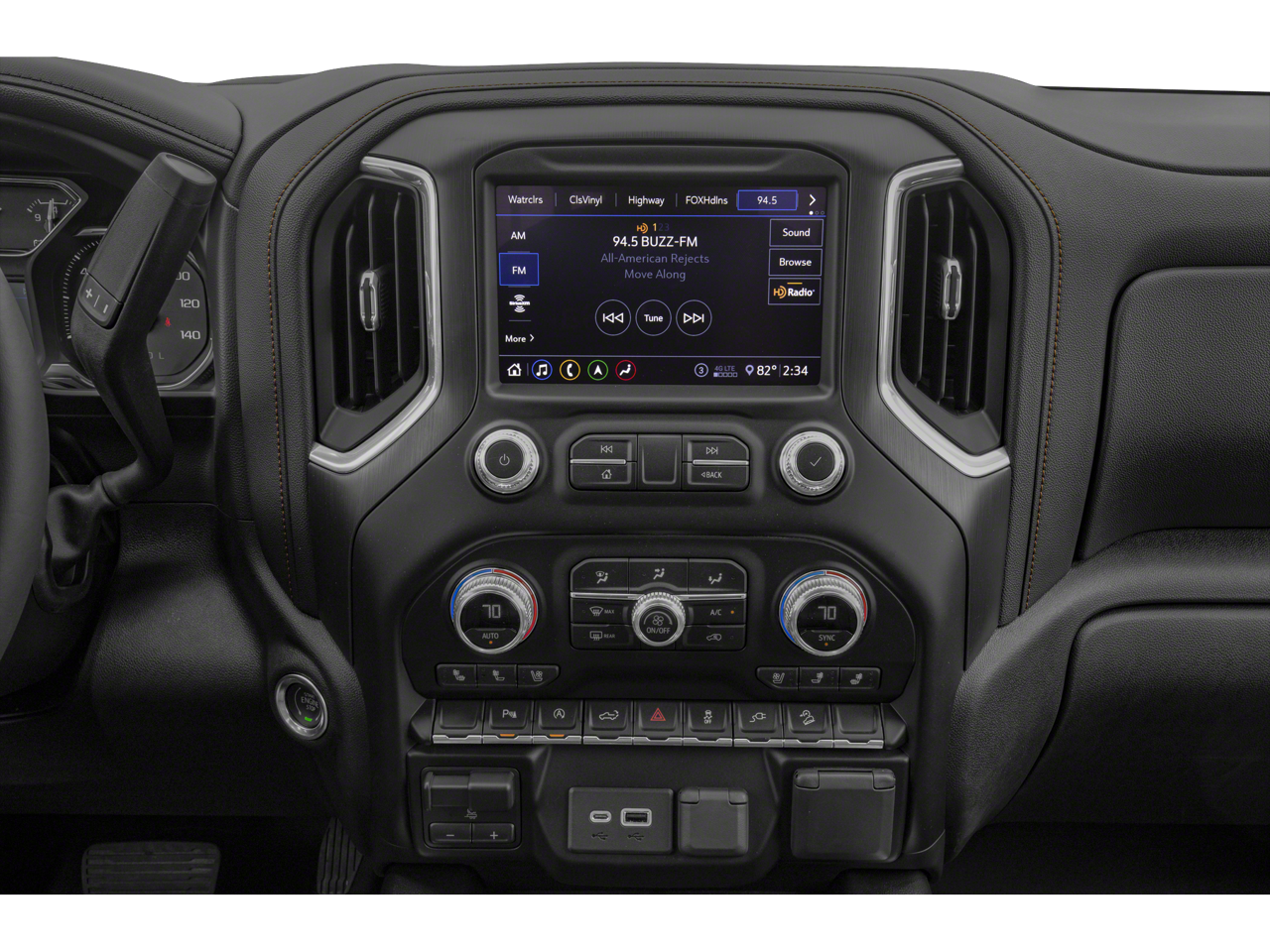 Used 2021 Dark Sky Metallic GMC 4WD Crew Cab Standard Box AT4 image 31