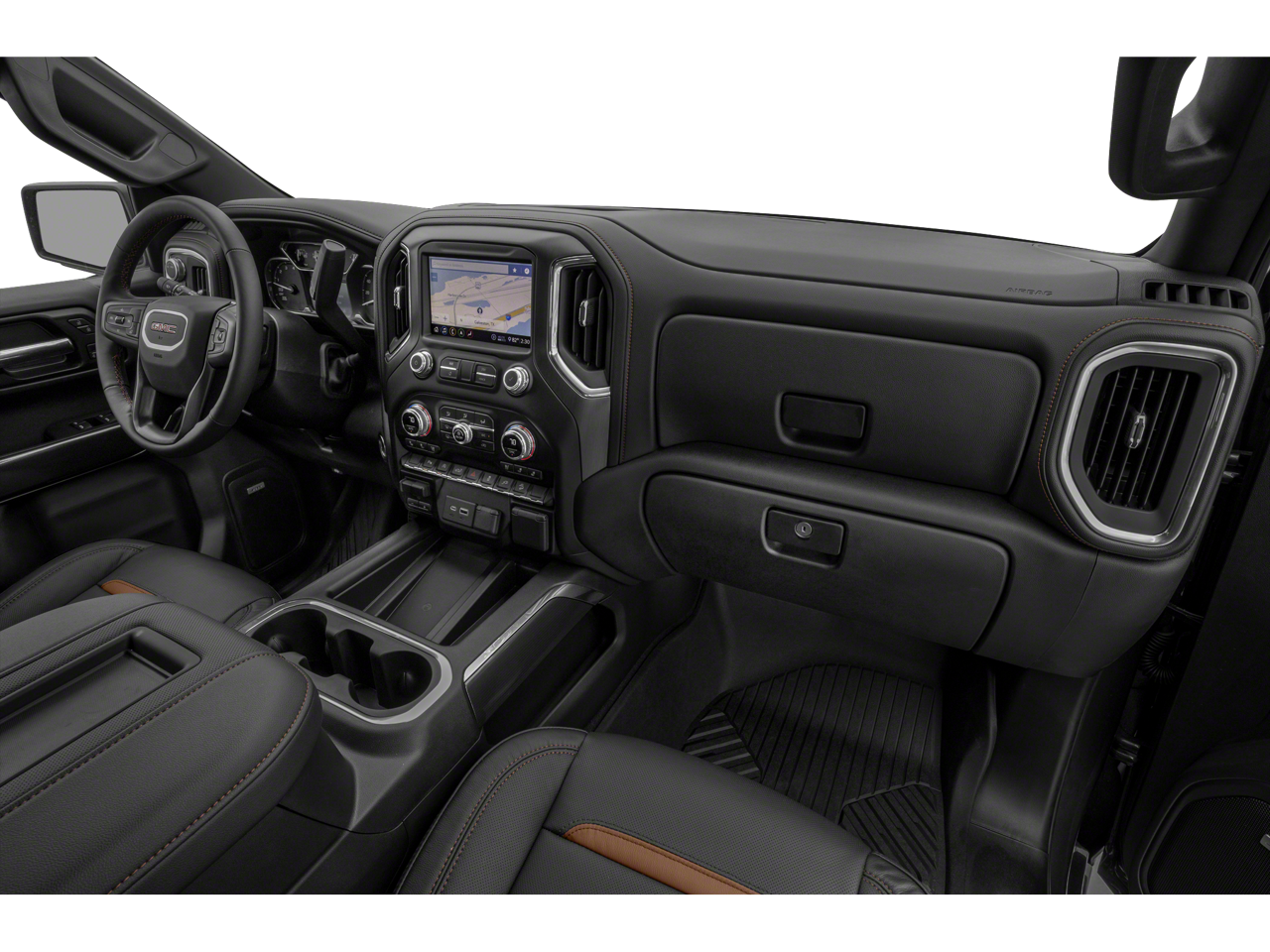 Used 2021 Dark Sky Metallic GMC 4WD Crew Cab Standard Box AT4 image 35