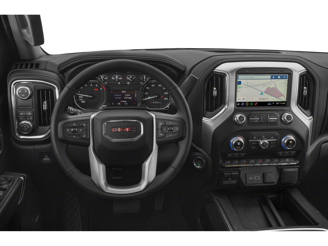 Used 2021 Satin Steel Metallic GMC 4WD Crew Cab Short Box SLT image 27