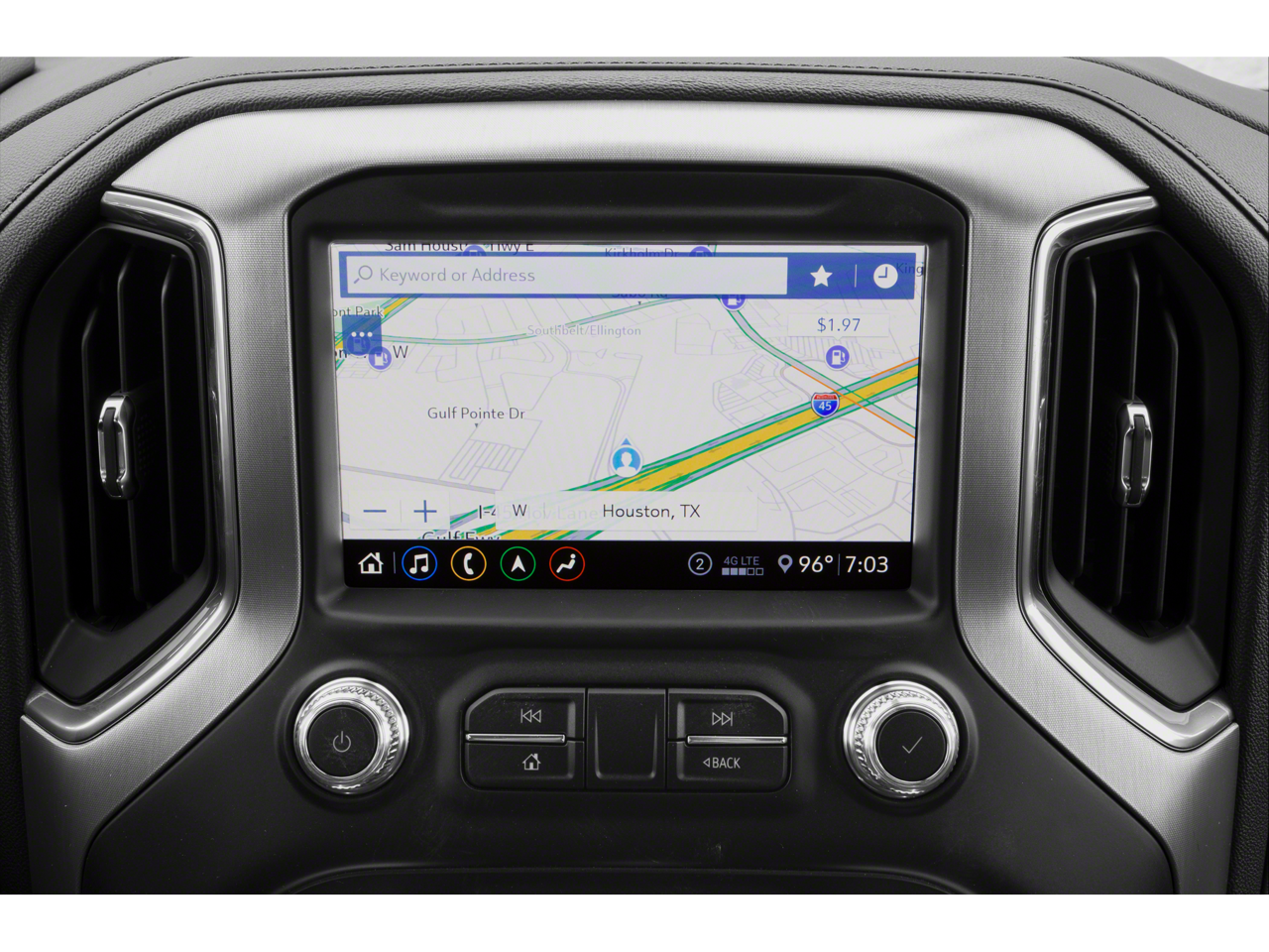 Used 2021 Quicksilver Metallic GMC 4WD Crew Cab Standard Bed SLT image 35