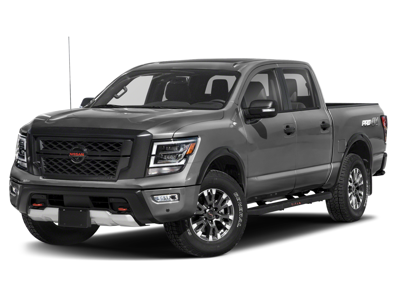 Brown (Beige) 2021 Nissan Titan Pickup Truck Four-Wheel Drive Automatic