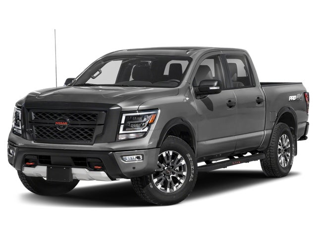 Brown (Beige) 2021 Nissan Titan Pickup Truck Four-Wheel Drive Automatic