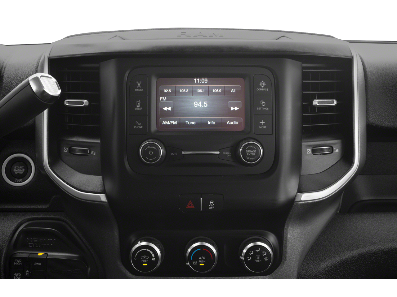 Used 2021 Bright White Clearcoat RAM Big Horn Crew Cab 4x4 6