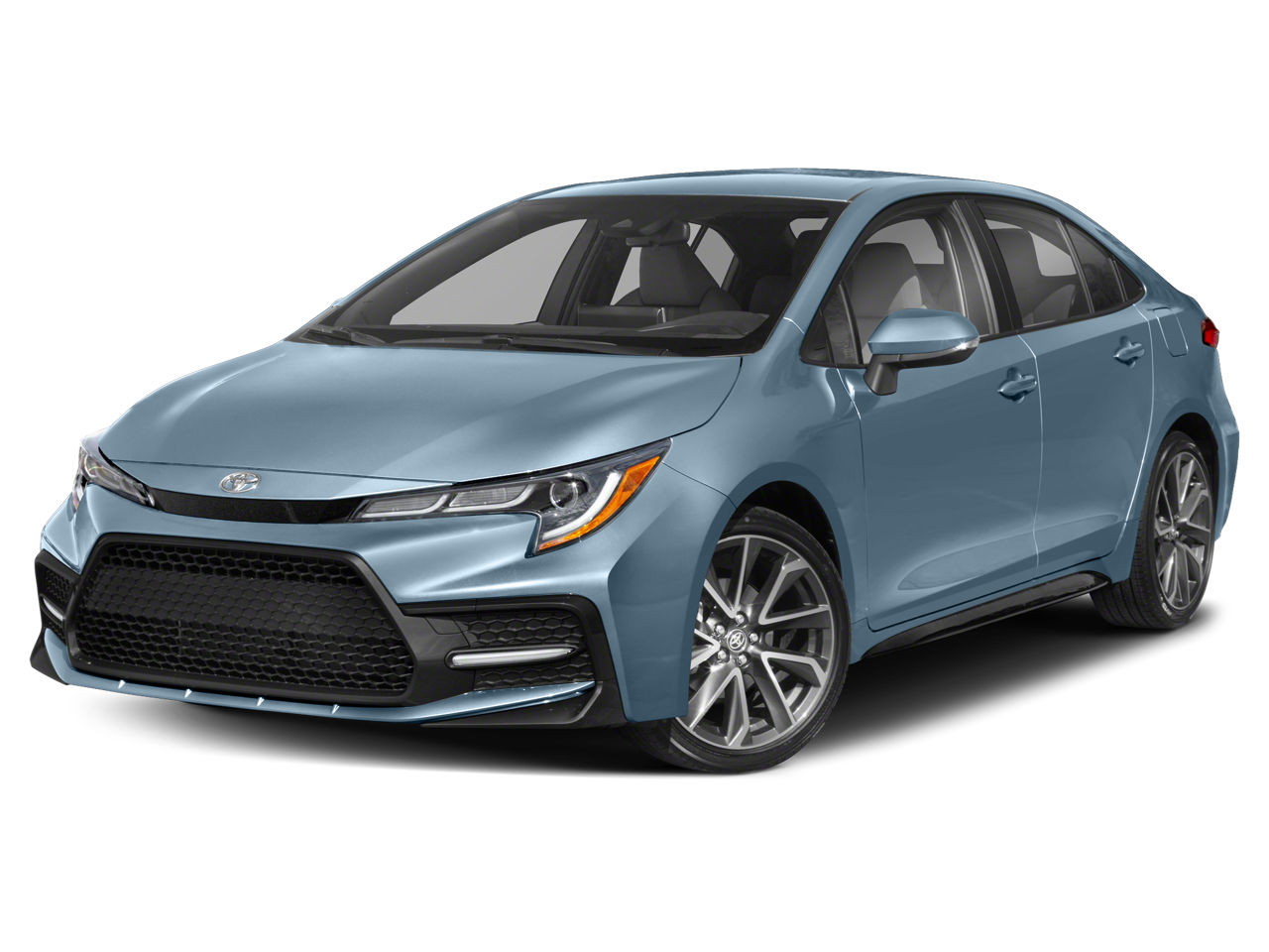 Blue 2021 Toyota Corolla Sedan Front-Wheel Drive Continuously Variable Transmission