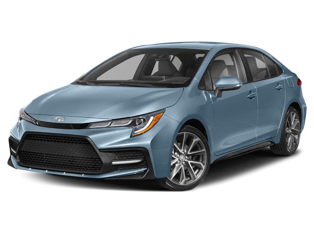 Blue 2021 Toyota Corolla Sedan Front-Wheel Drive Continuously Variable Transmission