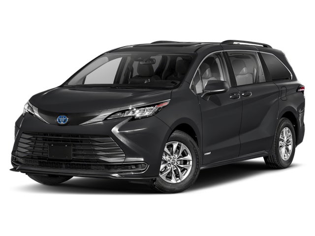 Super White 2021 Toyota Sienna Minivan Front-Wheel Drive Continuously Variable Transmission