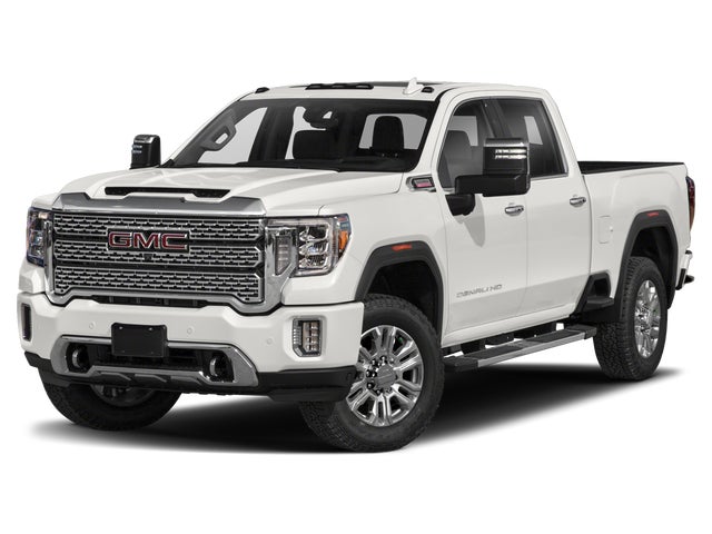 White Frost Tricoat 2022 GMC Sierra 2500HD Denali Crew Cab 4WD Pickup Truck Four-Wheel Drive Automatic