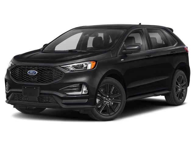 White Metallic 2023 Ford Edge SUV / Crossover All-Wheel Drive 8-Speed Automatic