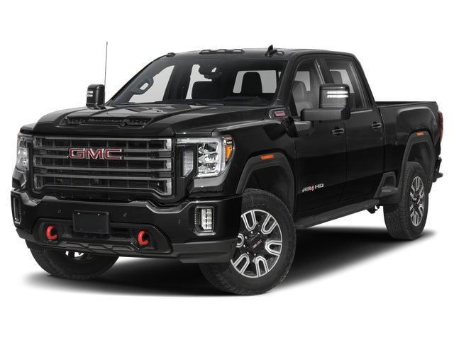 Summit White 2023 GMC Sierra 2500HD AT4 Crew Cab 4WD Pickup Truck Four-Wheel Drive Automatic