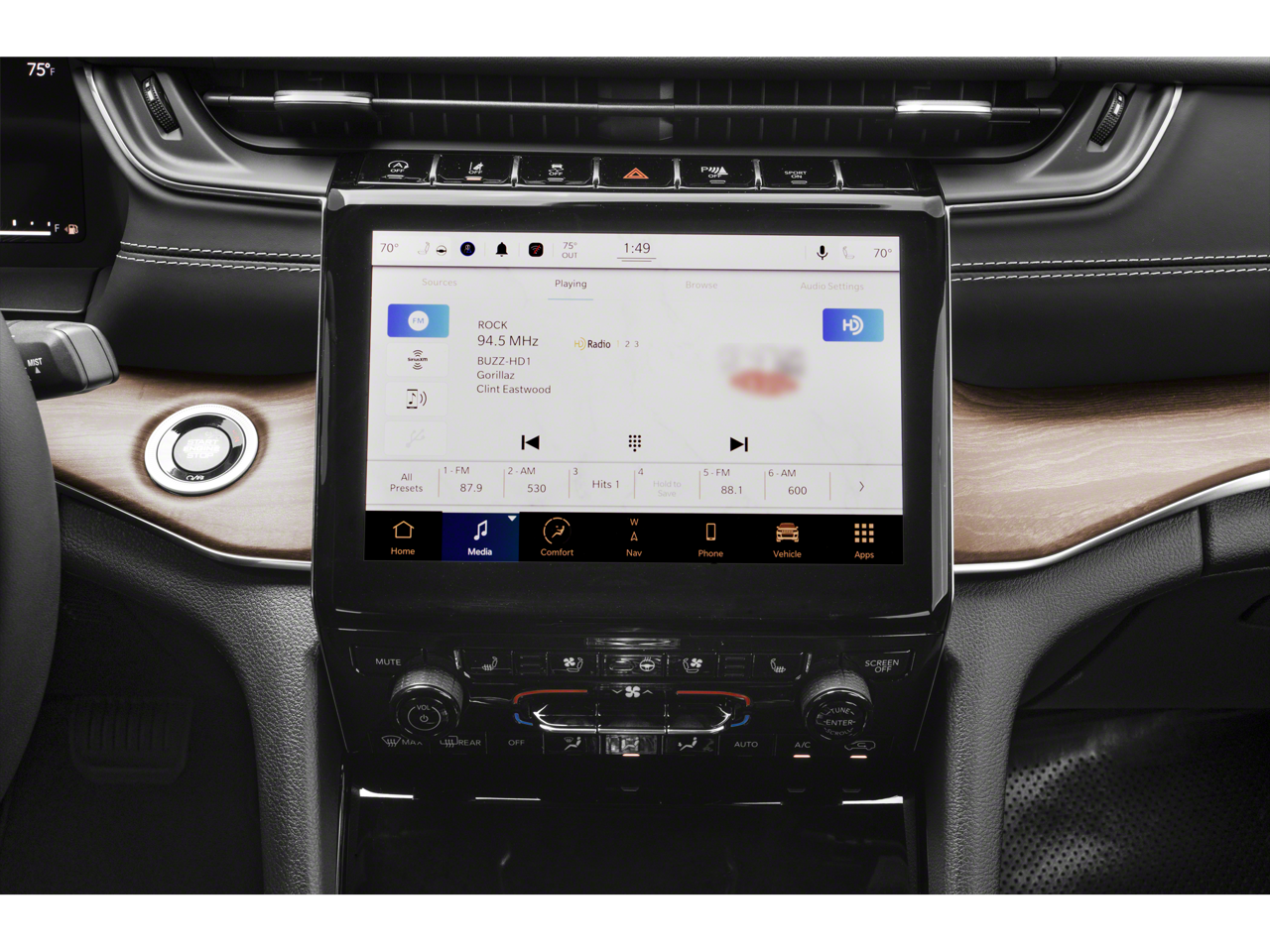 Used 2023 Midnight Sky Jeep Overland 4x4 image 31