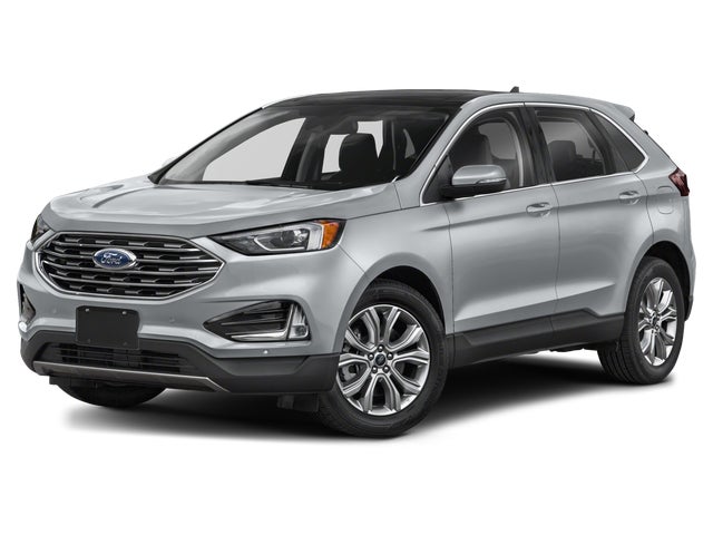 Silver Metallic 2024 Ford Edge Titanium AWD SUV / Crossover All-Wheel Drive 8-Speed Automatic