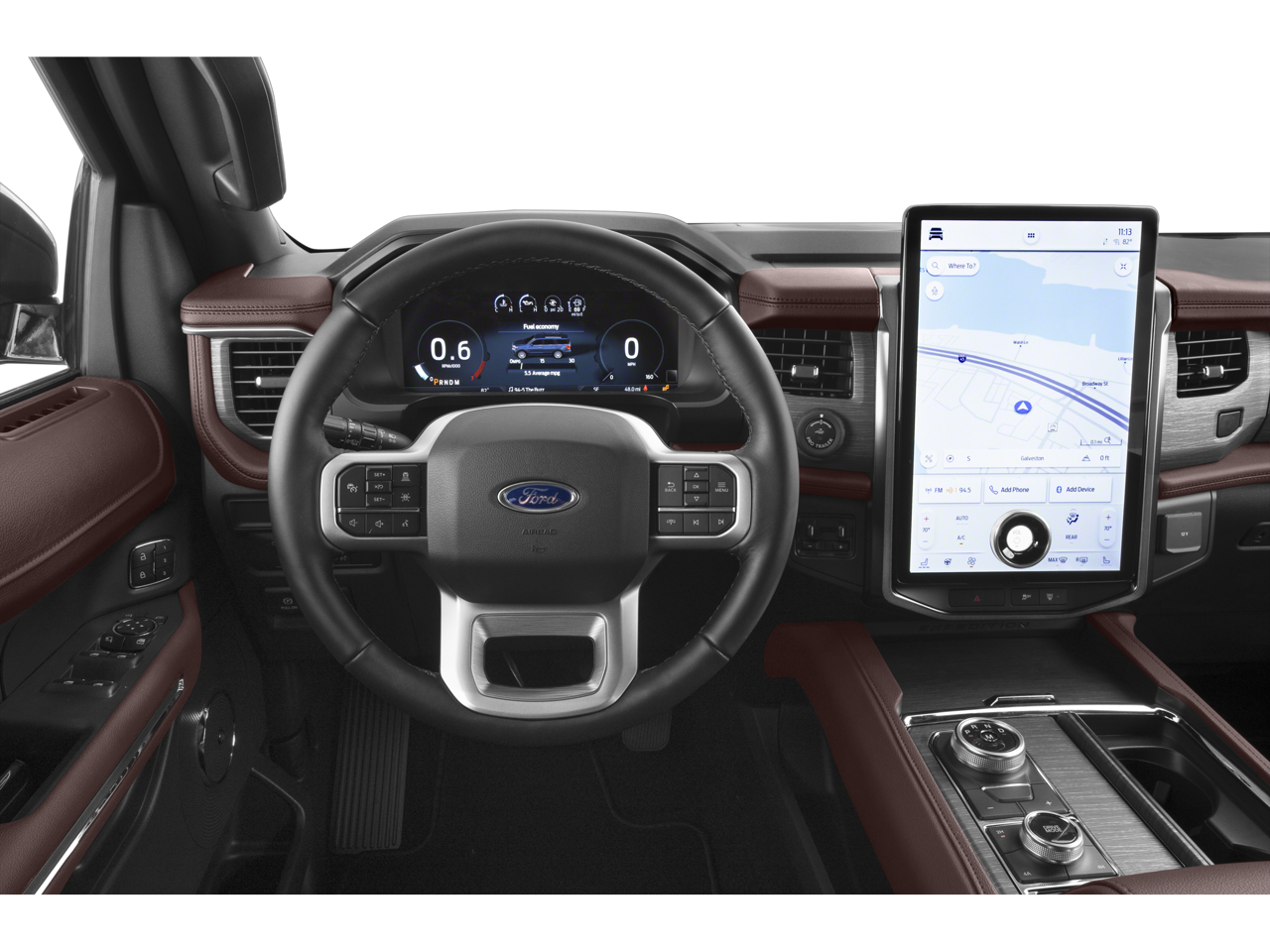 Used 2024 Agate Black Metallic Ford Limited MAX image 28