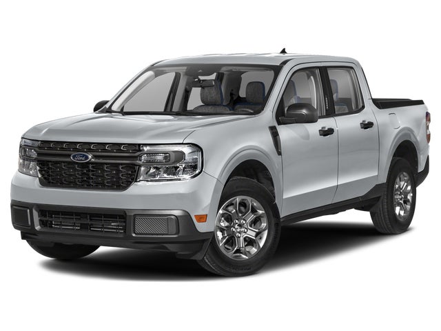 Silver Metallic 2024 Ford Maverick XLT SuperCrew FWD Pickup Truck Front-Wheel Drive Automatic