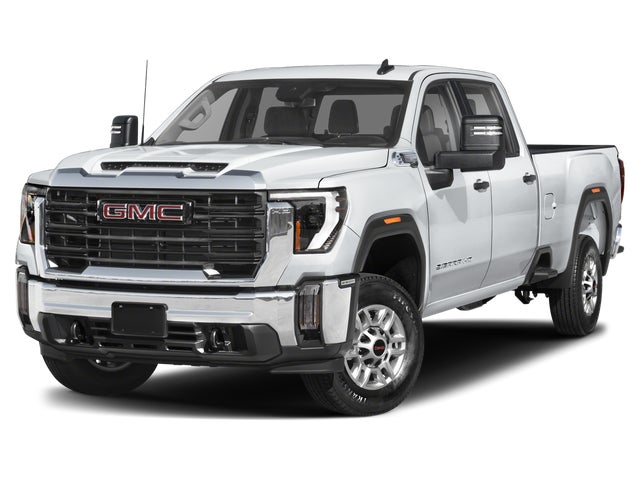 White Frost Tricoat 2024 GMC Sierra 2500HD Denali Ultimate Crew Cab 4WD Pickup Truck Four-Wheel Drive Automatic