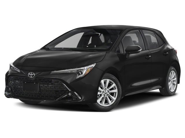 Midnight Black Metallic 2024 Toyota Corolla Hatchback Hatchback Front-Wheel Drive Continuously Variable Transmission